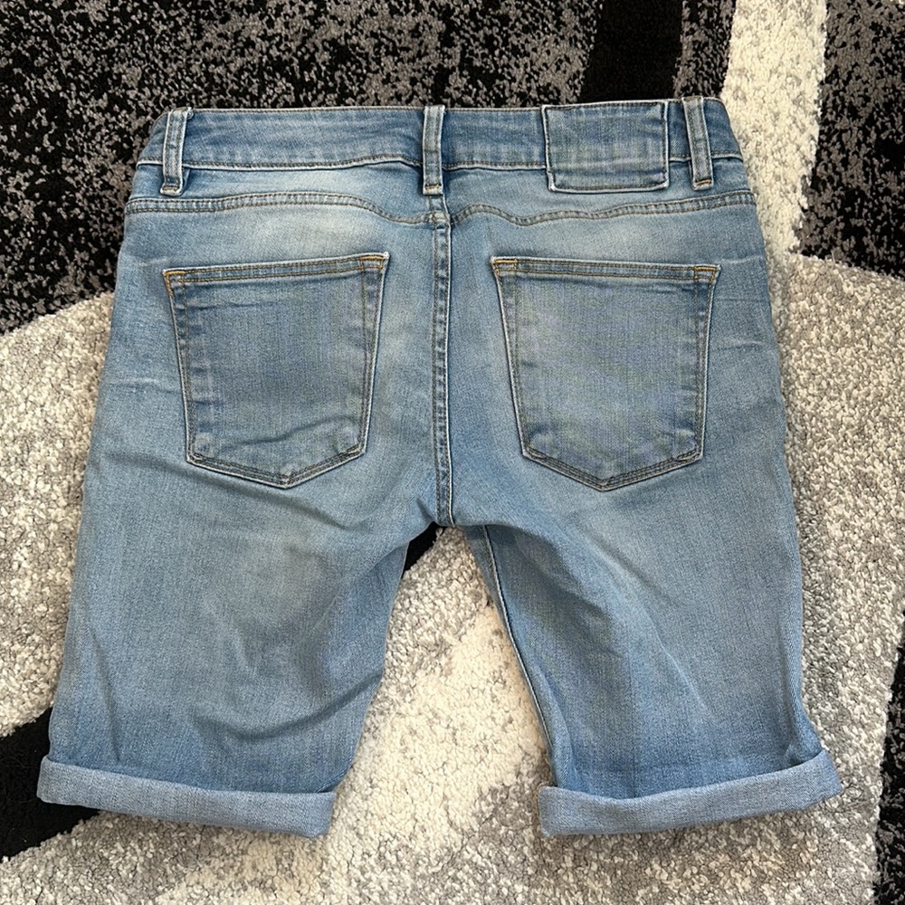 River Island Blue Denim Jean Shorts 28” Waist - Men’s - Picture 2 of 4